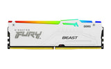 Kingston Technology 16GB 6000MT/s DDR5 CL30 DIMM FURY Beast White RGB EXPO Memoria RAM Si 30 16 GB 1 x 16 GB