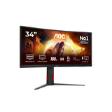 R-Go Tools CU34G4 Pantallas para PC 86,4 cm 3440 x 1440 Pixeles 48 - 180 Hz