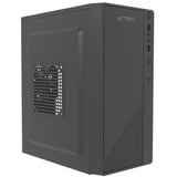 Gabinete ACTECK Compacto Mini Torre | Kioto GC220F | Max MB M-ATX Fuente ATX 500 W | 2x USB 2.0 + Full Metalico + Frente