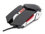 Manhattan Mouse óptico Gaming LED con cable Ratón 1 Juego USB tipo A Óptico