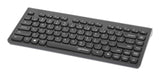 TECLADO MANHATTAN MODELO CHOCOLATE INALAMBRICO 2.4G COLOR NEGRO