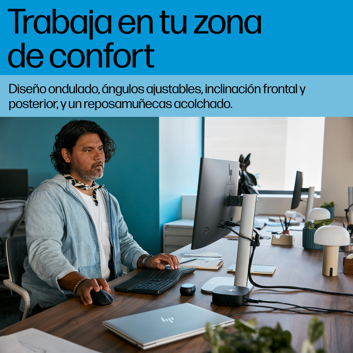 Teclado inalámbrico HP 685 modo dual Com