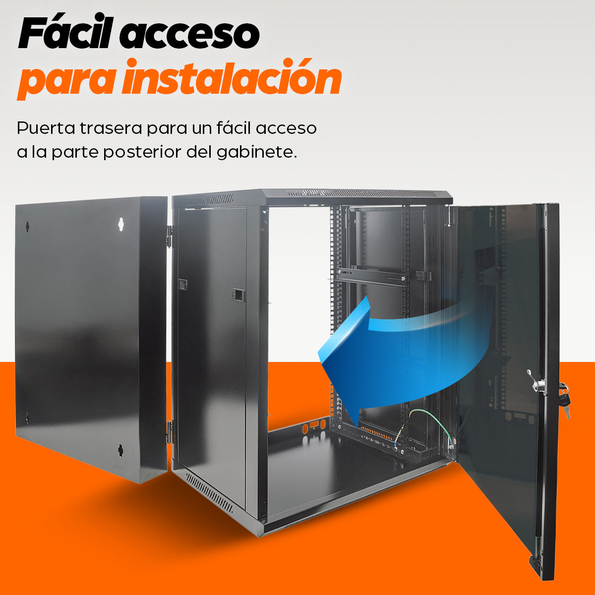 Intellinet 711845 Armarios Rack 9U Bastidor de pared 48,3 cm