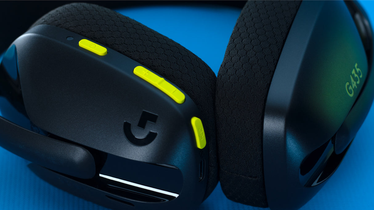 DIADEMA LOGITECH G435 LIGHTSPEED BT USB 18H PC MC PS BLACK(981-001049)