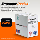 BOBINA INT CAT 5e 100 MTS CCA UTP MULTIFILAR GRIS
