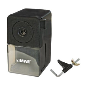 MAE SACAPUNTAS DE ESCRITORIO Sacapuntas manual Negro, Plata, Metal, Plástico