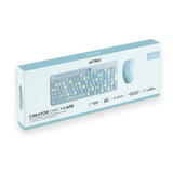 Acteck Creator Chic Colors MK470 teclado Ratón incluido Hogar USB Multicolor