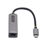 StarTech.com Adaptador de Red USB Tipo C a Ethernet - Adaptador de Red Externo USB-C a RJ45 2,5/1Gb - NBASE-T - USB 3.1 - Entrega de Alimentación PD 100W de Paso - Compatible con Thunderbolt - Win/Mac tarjetas de red Alámbrico USB Tipo C Ethernet 1