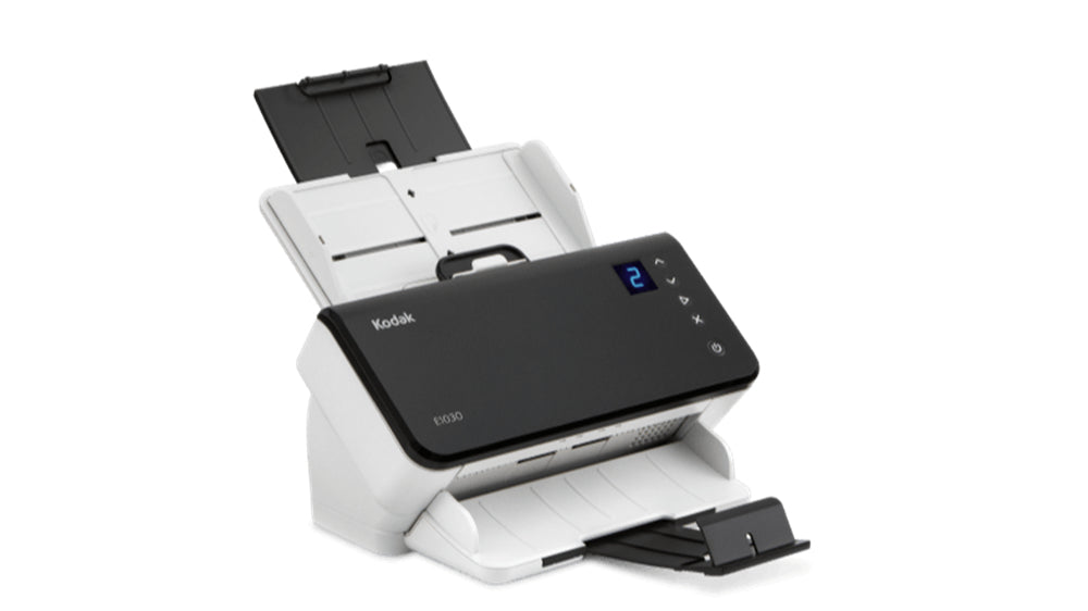 Kodak E1030 Escáner con alimentador automático de documentos (ADF) 600 x 600 DPI A4 Negro, Blanco