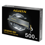 ADATA LEGEND 860 SLEG-860-500GCS unidades internas de estado sólido 2.0 500 GB M.2 PCI Express 4.0