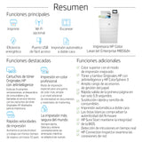 HP Color LaserJet Enterprise LaserJet Enterprise M856dn Color Impresora, Solo Ethernet; A doble cara Impresora Laser WiFi Blanco