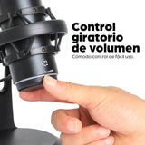Manhattan 102674 Micrófono -38 dB 20 - 20000 Hz Micrófono para PC 16 Ω