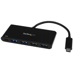 StarTech.com Hub Concentrador USB 3.0 de 4 Puertos con PD Entrega de Potencia - 5Gbps - Adaptador USB-C a 4x USB-A - USB