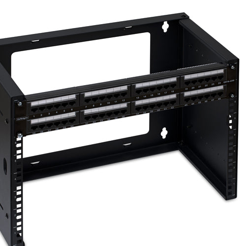StarTech.com Panel de Parcheo 2U de 48 Puertos Cat6 RJ45 de Montaje en Rack de Servidores - UTP -Tipo 110 Punch Down - P