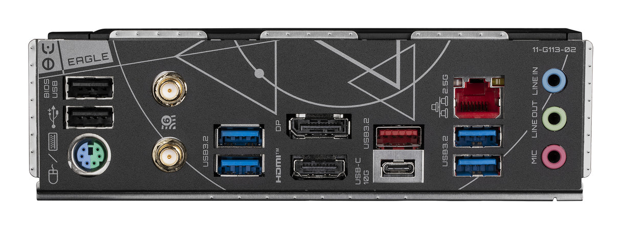 GIGABYTE Z790 EAGLE AX Placa base - Soporta CPUs Intel Core de 14ª generación, VRM digital de 12+1+1 fases, hasta 7600MHz DDR5 (OC), 3xPCIe 4.0 M.2, Wi-Fi 6E, LAN de 2.5GbE, USB 3.2 Gen 2 placas base Intel LGA 1700 1 LGA 1700