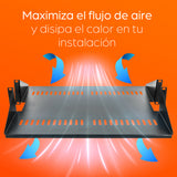 Intellinet 714877 Accesorios para rack Cajón metálico para rack Negro 48,3 cm
