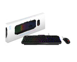 MSI FORGE GK100 COMBO Teclado Juego Alámbrico USB Interruptor de membrana