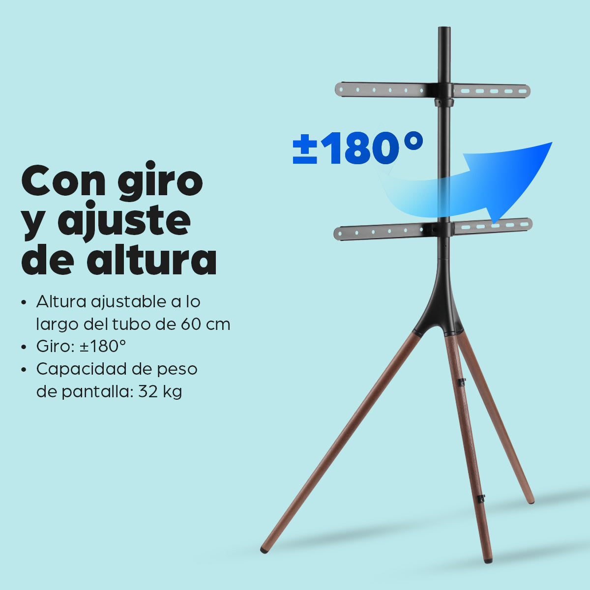 Manhattan Soporte para TV con Trípode Monitor