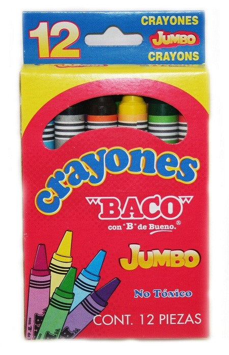 Crayon Baco Jumbo C/12 - Cy005 FullOffice.com