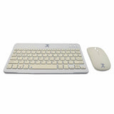 Perfect Choice Genova teclado Ratón incluido Universal RF inalámbrico + bluetooth Español Gris, Interruptor de llave de 