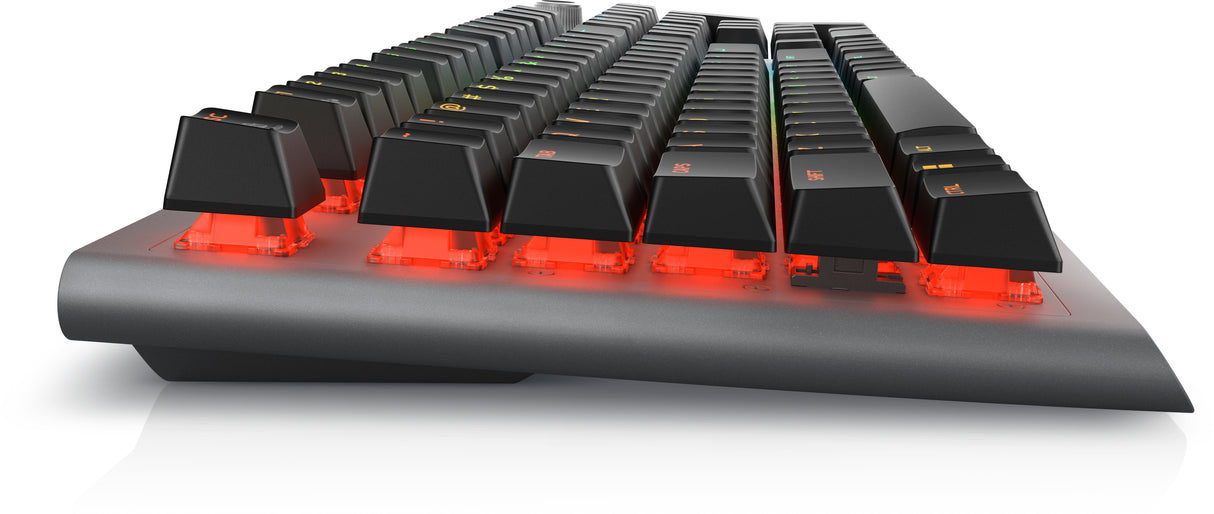 Alienware Tri-Mode AW920K Teclado Cherry MX Red Juego Inalámbrico y alámbrico USB + RF Wireless + Bluetooth