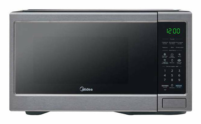 Midea MMDDG11S2SS microondas Gris Solo microondas Mostrador 30 L, Pantalla incorporada, LCD, Botones
