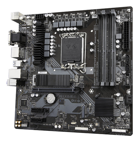 GIGABYTE B760M DS3H DDR4 Placa base - Soporta CPUs Intel Core de 14ª generación, VRM digital de 6+2+1 fases, hasta 5333MHz DDR4 (OC), 2xPCIe 4.0 M.2, LAN 2.5GbE, USB 3.2 Gen2 placas base Intel LGA 1700 LGA 1700 128 GB