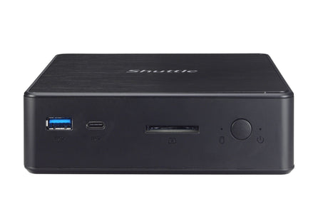 Shuttle NC10U PC/estación de trabajo barebone Nettop Negro 4205U Intel® SoC BGA 1528 1.8 GHz Intel® Celeron® HDD & SSD