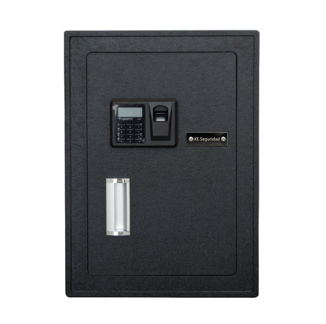 XE Seguridad CFBM-50 caja fuerte Caja fuerte portátil Negro, Lector de huellas dactilares, Llave, Cerradura con combinac