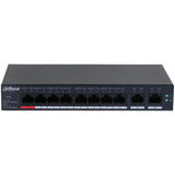 Dahua Technology DH-CS4010-8GT-110 dispositivo de redes Gestionado L2 Gigabit Ethernet (10/100/1000) Energía sobre Ethernet (PoE) Negro