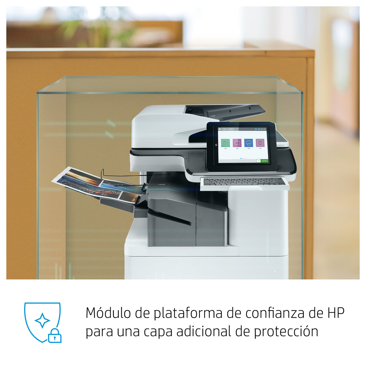 HP Color LaserJet Enterprise Flow LaserJet Enterprise Flow M776zs Inalámbrico Multifunction Color Impresora, Fotocopiadora, escáner; Dúplex Impresora Multifunción Laser WiFi Negro, Blanco