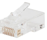 Ghia GCN-004 conector RJ45 Transparente, Macho, Derecho, 100 pieza(s) | Conectores
