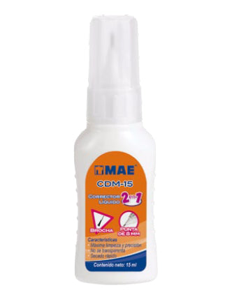 MAE CDM-1512 corrector líquido tipo bolígrafo 15 ml