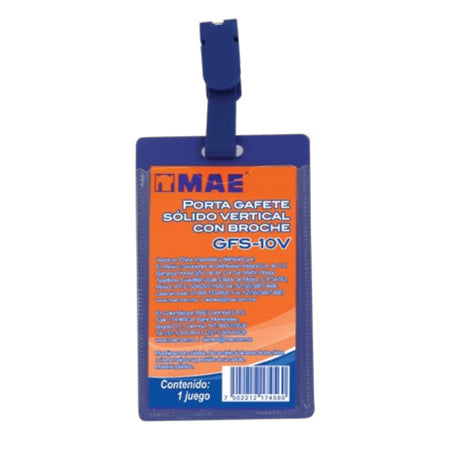 MAE GFS-10V insignia/pase Portaetiquetas Polipropileno (PP) 50 pieza(s)