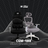 Vorago CGM-400-BK silla de oficina y de ordenador Asiento acolchado Respaldo de malla