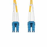 StarTech.com Cable de Fibra Óptica Dúplex LC a LC (UPC) OS2 Monomodo de 3m - 9/125µm - 100G - Resistente a Dobleces - Lo