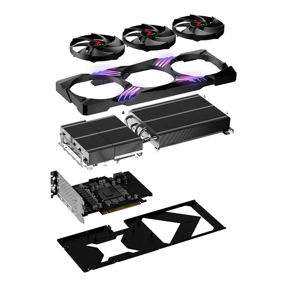 PNY GeForce RTX 4070 Ti SUPER XLR8 Gaming VERTO EPIC-X RGB Overclocked Triple Fan DLSS 3 NVIDIA 16 GB GDDR6X