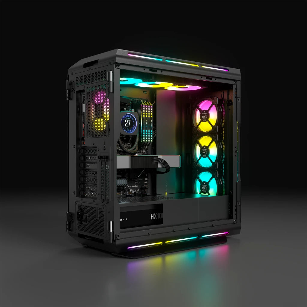 Corsair HXI HX1000I unidad de fuente de alimentación 1000 W 24-pines ATX ATX Negro, 100 - 240 V, 150 W, 999.6 W