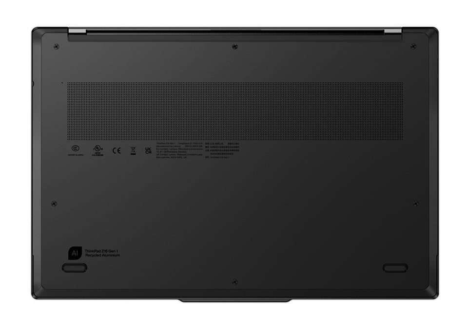 Lenovo ThinkPad Z16 Gen 1 Laptop Arctic grey (top), black (bottom) Portátil Gris, Negro Concha
