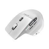 Acteck Virtuos Pro MI780 ratón Oficina Diestro RF inalámbrico + bluetooth Óptico 3200 DPI, Blanco