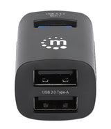 Manhattan HUB 180993, Producto Empresarial, Conexión USB 3.0, Soporta 5 Gbps