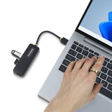 StarTech.com Hub USB-A de 4 Puertos - Ladrón USB de 4 Puertos - Alimentado por el Bus - USB 3.0 de 5Gbps - Hub Portátil