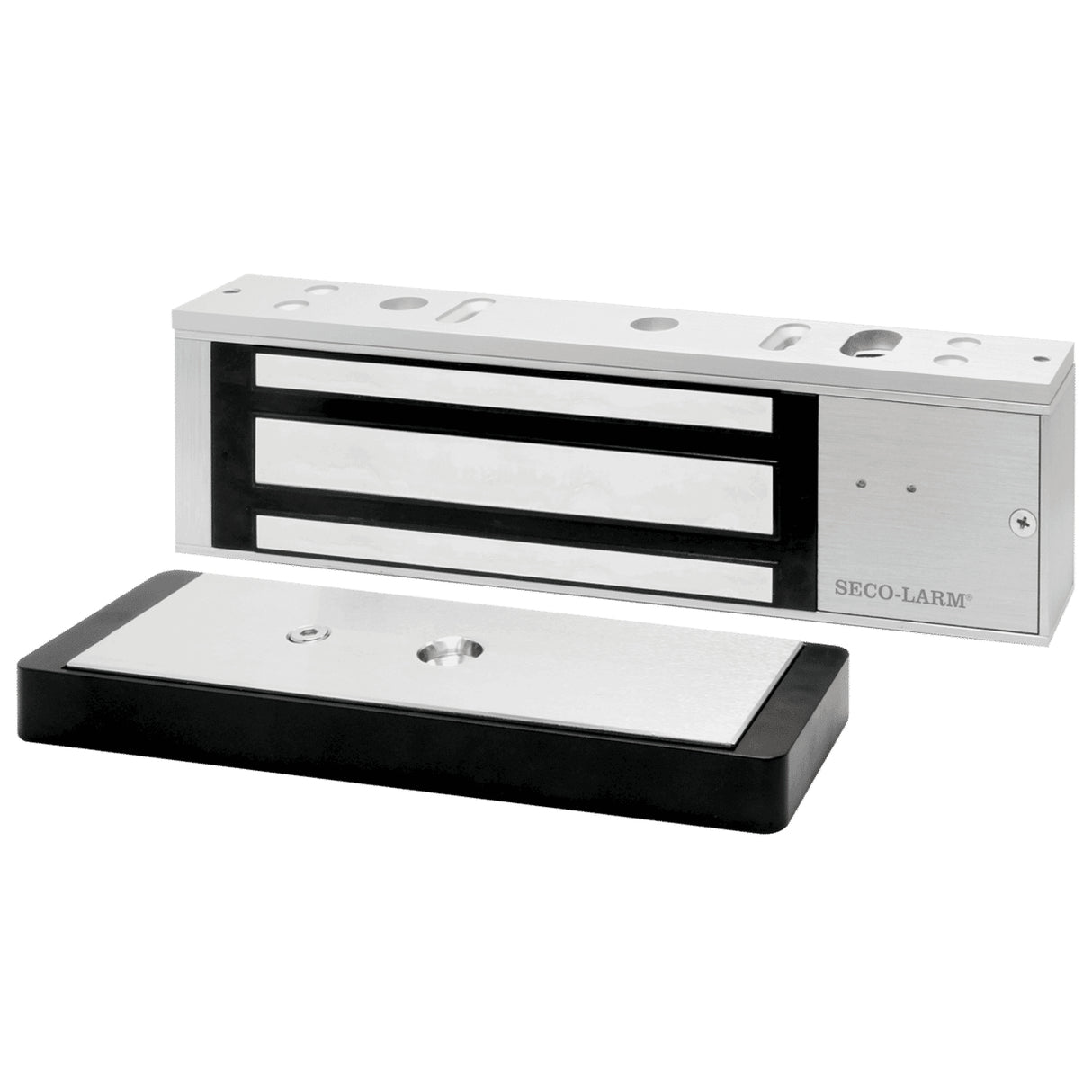 SECO-LARM E-941SA-1K2DPSQ cerradura electromagnética 544 kg Negro, Plata