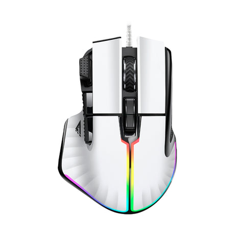 Game Factor MOG602-BK ratón Juego Diestro USB tipo A Opto-mecánica 19000 DPI, Negro