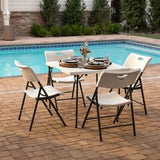 MESA PLEGABLE LIFETIME 86.3 CM X 86.3 CM BLANCA CUADRADA 80273
