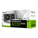 PNY GeForce RTX 4070 SUPER VERTO Overclocked Dual Fan DLSS 3 NVIDIA 12 GB GDDR6X, 192 Bit, 7680 x 4320 Pixeles, PCI Expr