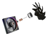 Balam Rush BR-942201 sistema de refrigeración de computadora Gabinete de la computadora Ventilador 12 cm Negro