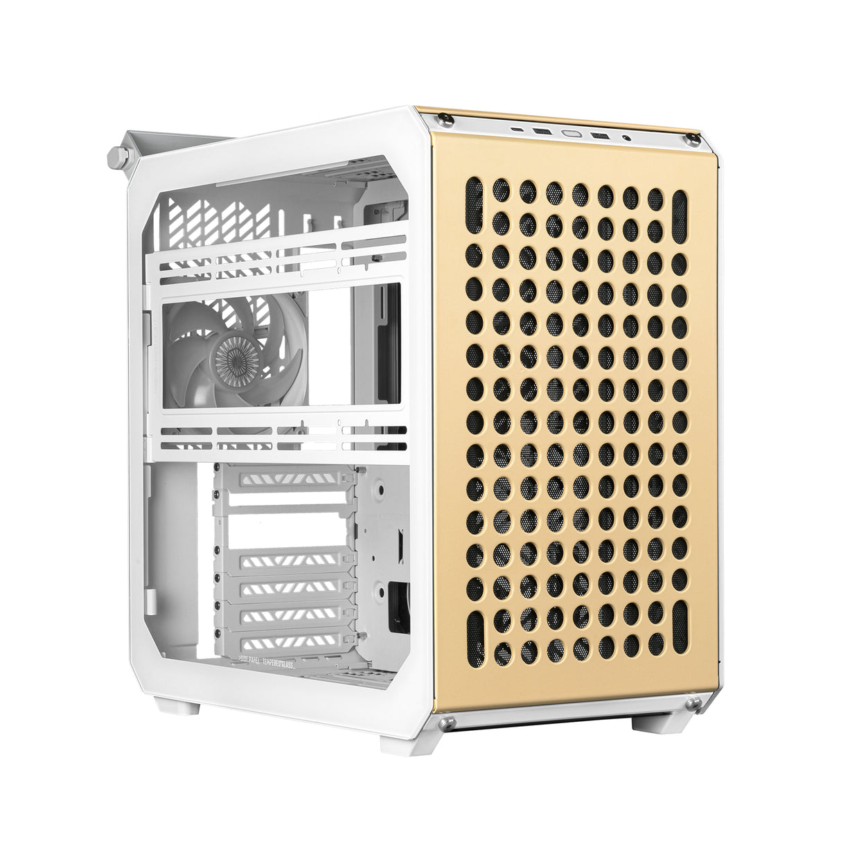 Cooler Master QUBE 500 Flatpack Macaron Edition Midi Tower Crema de color, Color menta, Rosa