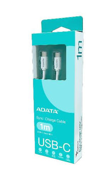 CABLE ADATA CACC-100PN-WH TIPO C A TIPO C 1M COLOR BLANCO