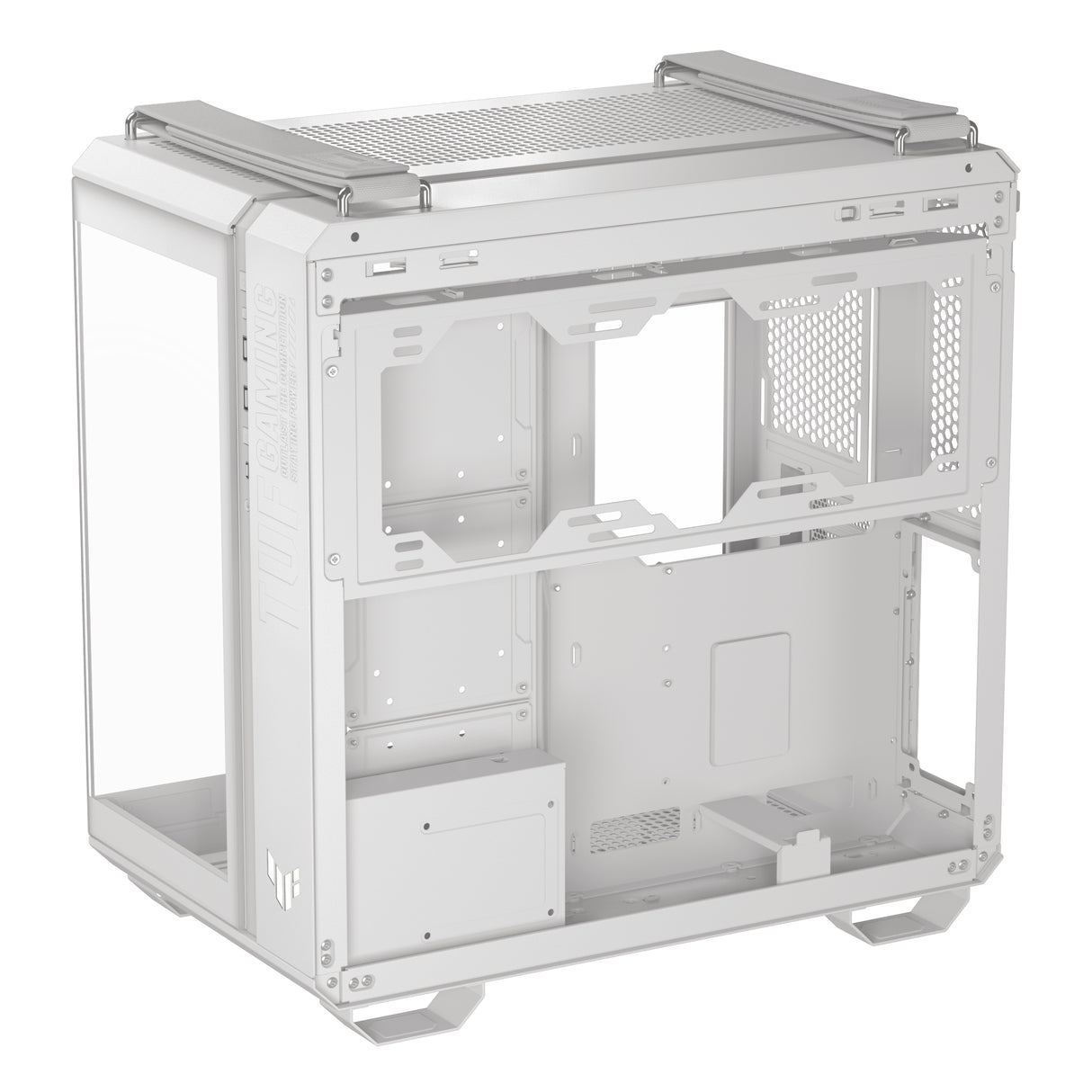 ASUS TUF Gaming GT502 Horizon carcasas ordenador Midi Tower PC Blanco ATX, micro ATX, Mini-ITX
